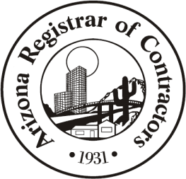 Arizona Registrar of Contractors, ROC CR-40 362887