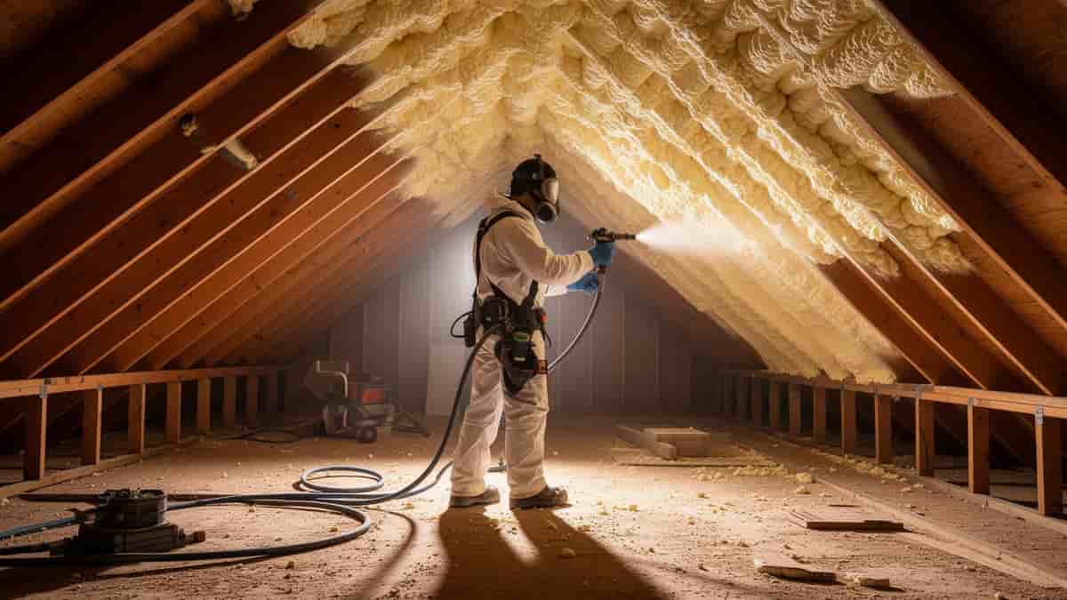 Professional blown-in attic insulation Phoenix