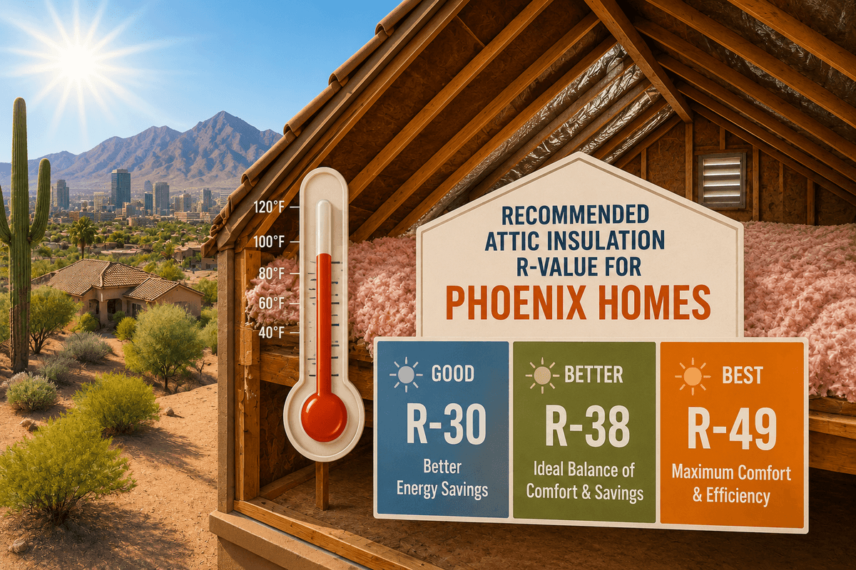 What Attic Insulation R-Value a Phoenix Home Needs
